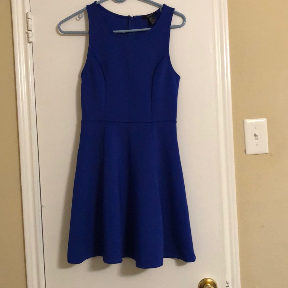 Blue dress
